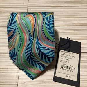 Lilly Pulitzer Shorely Blue Sea Me Men’s Tie New With Tags